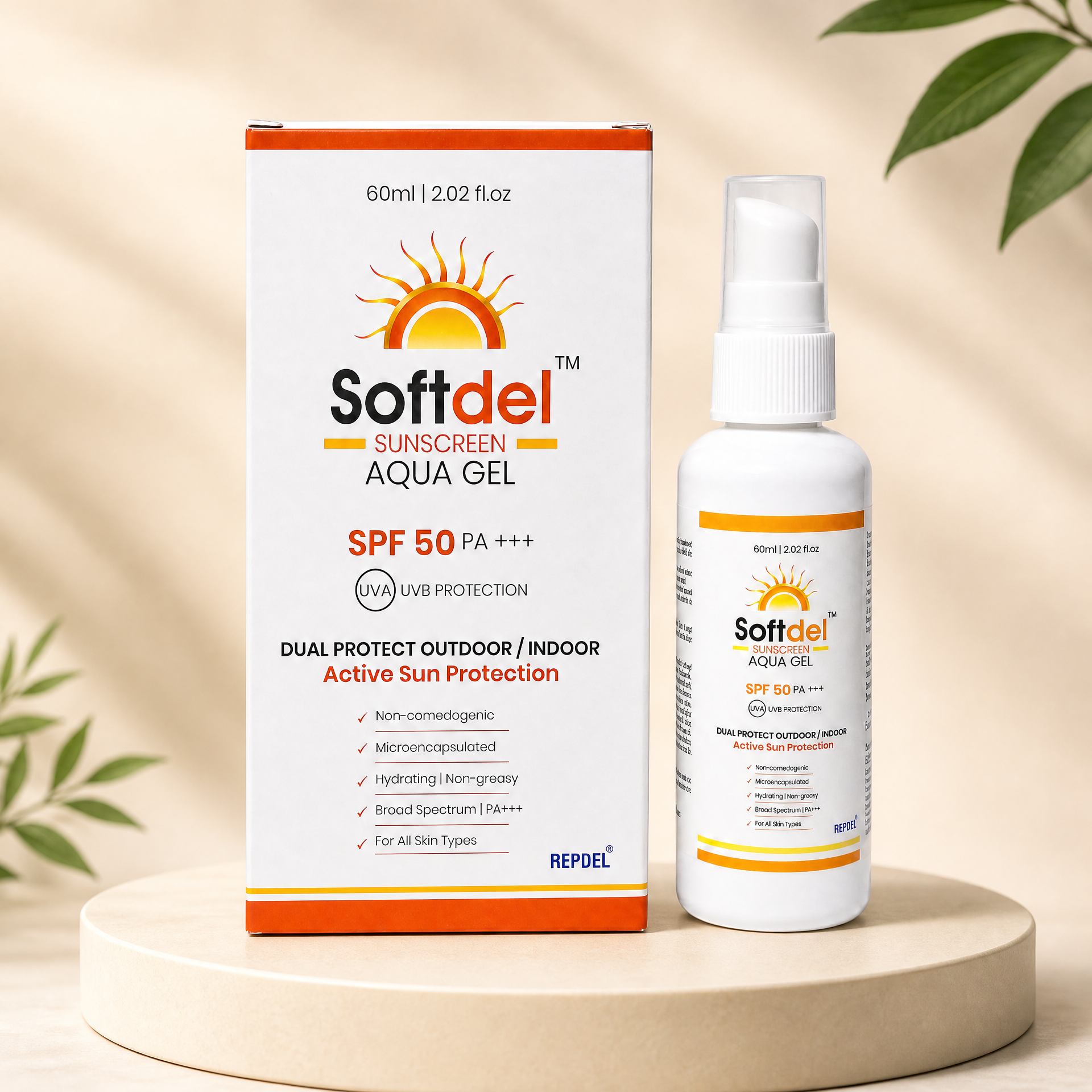 Softdel Sunscreen Aqua Gel SPF 50 PA+++