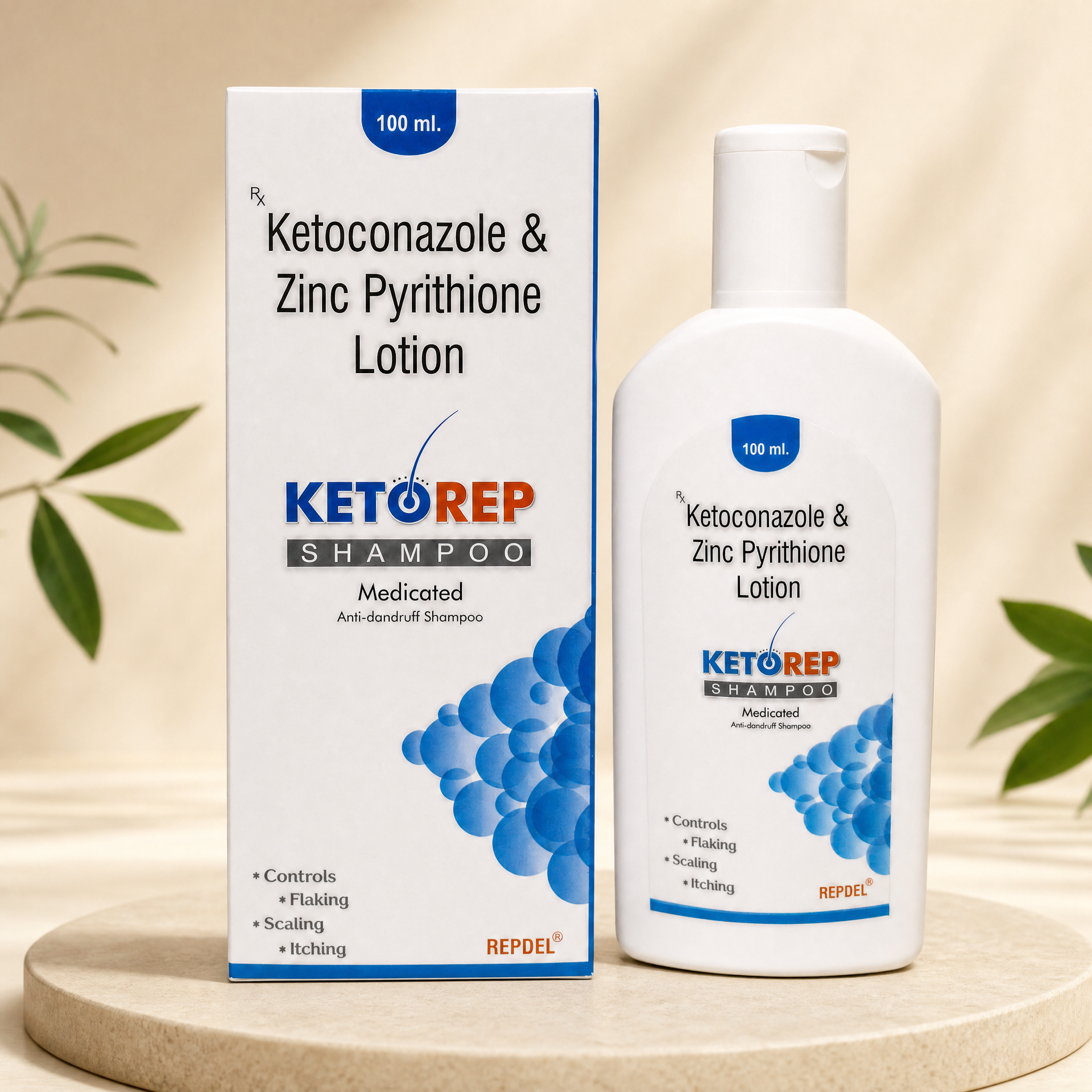 Ketorep Shampoo (Medicated Anti-Dandruff)